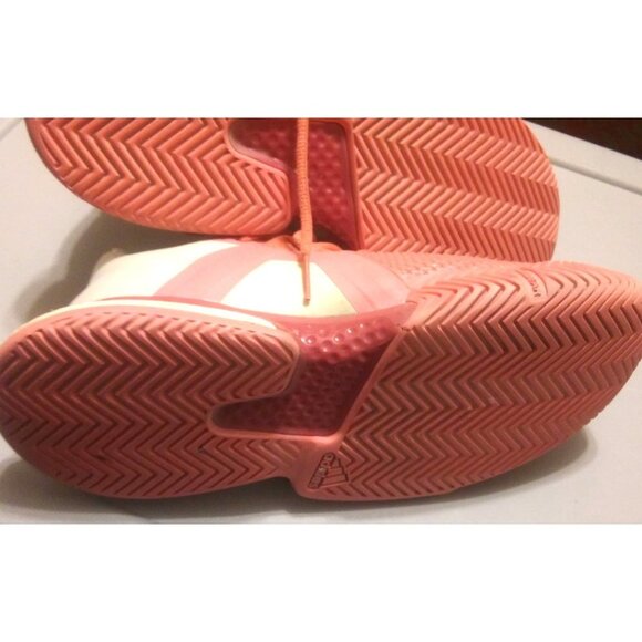 adidas Pink and Cream Athletic Shoes - Picture 7 of 9